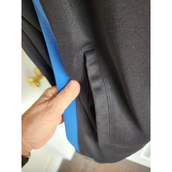 KAPPA Black Zip Up Soccer Track Jacket  Top Men's XLarge Cotton Poly Blend EUC - Picture 12 of 12